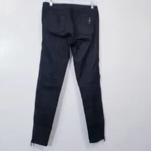 Black Orchid Los Angeles Women size 29 Equinox Skinny Pants Midrise Ankle Zip - Picture 3 of 6